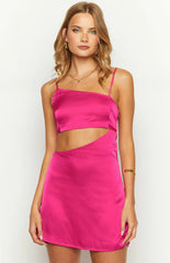 Zahli Pink Mini Dress