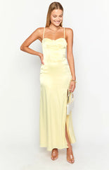 Lailani Yellow Corset Maxi Dress