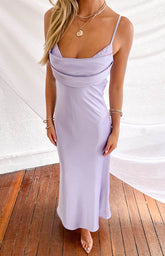 Matika Purple Maxi Dress