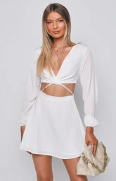 Jupiter White Mini Dress