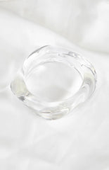 Zantie Clear Resin Square Bangle