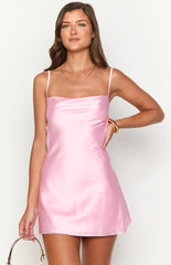Sienna Pink Mini Dress