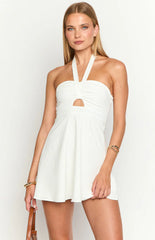 Mercutio White Mini Dress