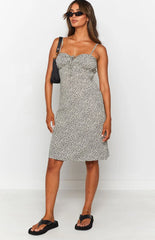 Love Me Tender Twist Dress Animal