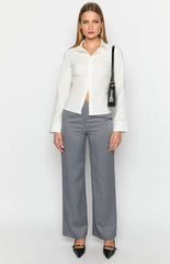 Louis Grey Striped Pants