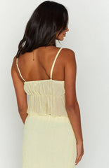 The Moment Yellow Cami Top