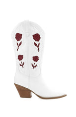 Billini Arden White Garnet Cowboy Boots