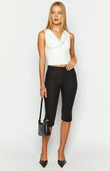 Tyrin White Crop Top