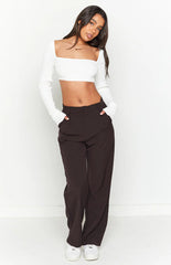 Malcolm Brown Straight Leg Pants