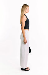 Lila Off White Buckle Pants