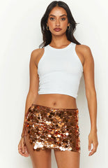 Lioness Night Rider Bronze Mini Skirt