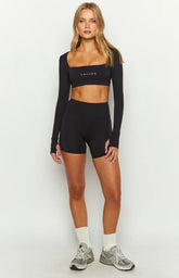 Lahana Chi Chi Black Long Sleeve Top