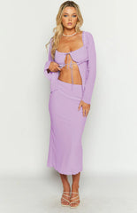 Kennedy Lilac Maxi Skirt