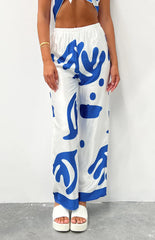 Dylan Blue Print Pants