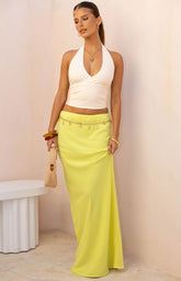 Jacqulin Yellow Maxi Skirt