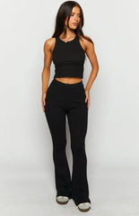 Midnight City Black Knit Pants