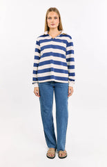 Carey Blue Striped Jersey