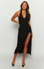 Portia Black Maxi Dress