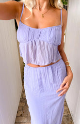 The Moment Purple Cami Top