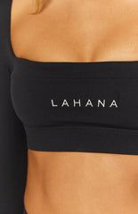 Lahana Chi Chi Black Long Sleeve Top