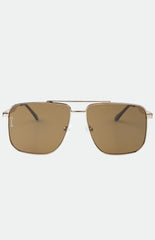 Otra Eyewear Sorrento Brown/Gold Aviator Sunglasses