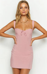 Edith Pink Mini Dress