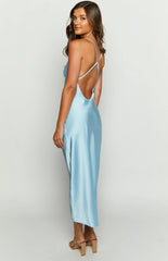 Elery Light Blue Midi Dress