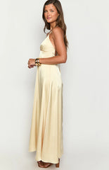 Nakita Yellow Maxi Dress