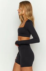 Lahana Chi Chi Black Long Sleeve Top