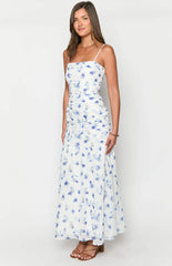 Kelee White Floral Maxi Dress