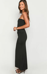 Matilda Black Strapless Maxi Dress
