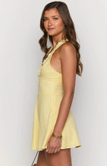 Kaylee Yellow Mini Dress