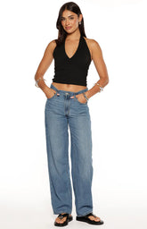 Levi's® Mid Wash Women's Baggy Dad Jeans