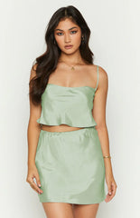 Milliana Sage Mini Skirt