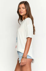 The Laundry Room First Rodeo White Oversized Tee