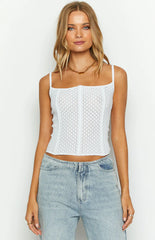 Isla White Corset