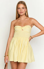 Matilda Yellow Mini Dress