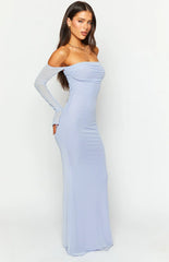 Odette Lilac Long Sleeve Formal Maxi Dress