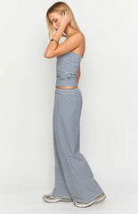 Flo Navy Stripe Wide Leg Pants