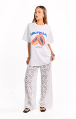 Jev White Lace Pants