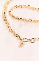 Gold Chain Clip Belt