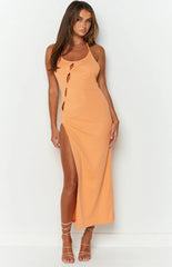 Janie Orange Maxi Dress