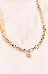 Gold Chain Clip Belt