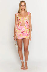 Caspian Strawberry Girl Print Top