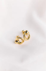 Hollie Gold Chunky Hoop Earrings