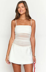 Amelia White Mini Dress