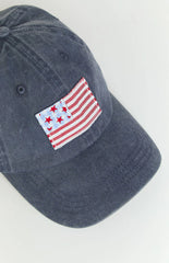 Beginning Navy Washed USA Cap