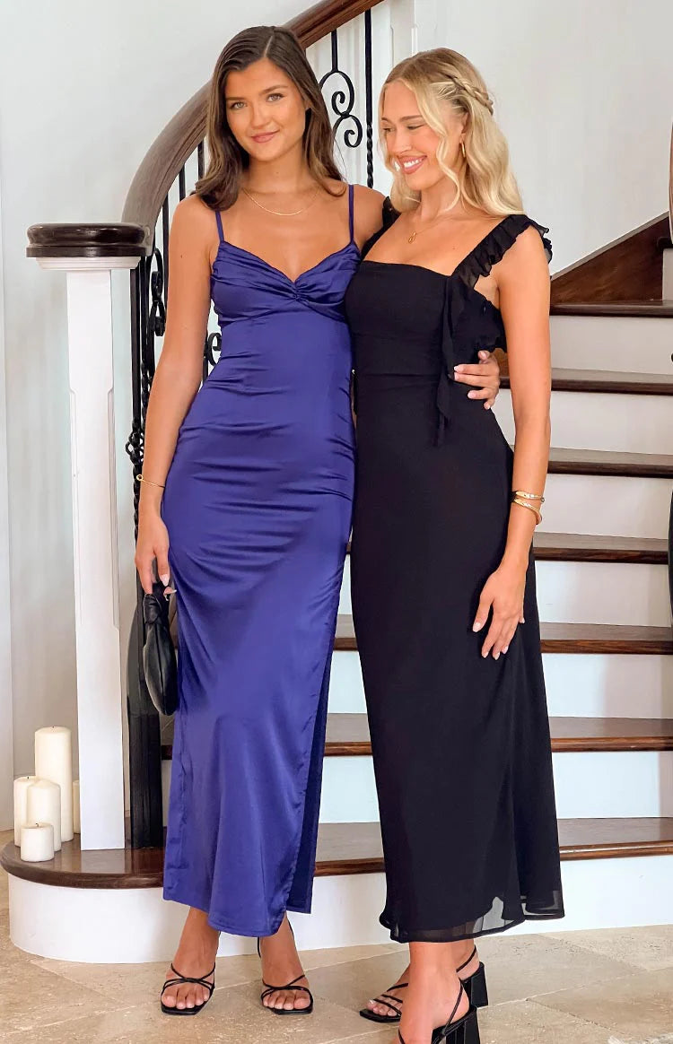 Honey Navy Maxi Dress