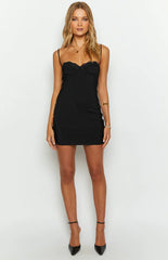Cadence Black Mini Dress