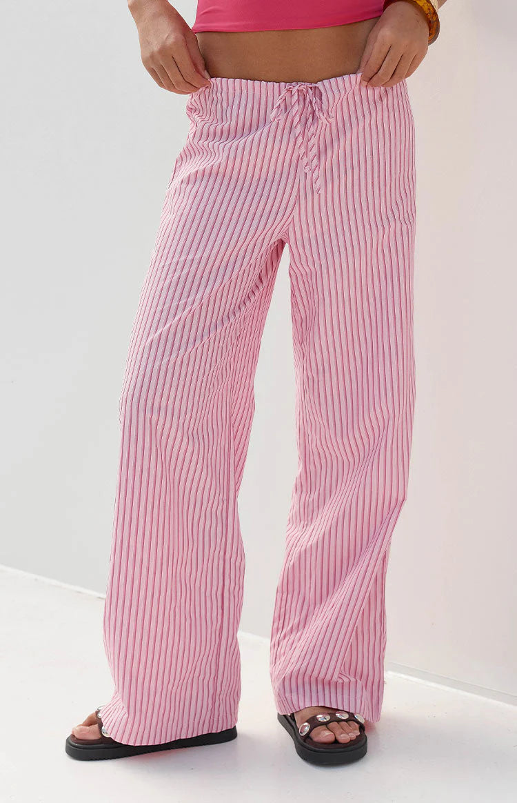Vienna Pink Stripe Pants